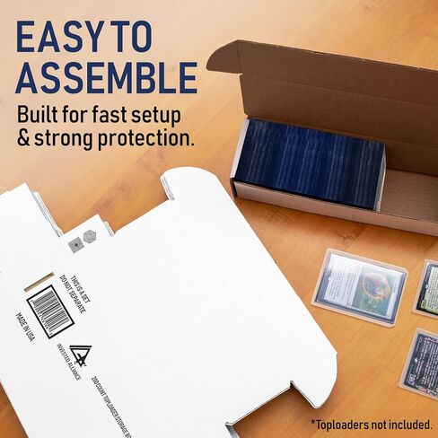 Premium Cardboard Trading Card Storage Box For Sports, TCG, Gaming MTG. in Kuwait