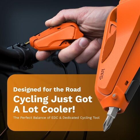 Tactica EDC Bike Multitool | Mini Bike Tool Kit with 2 Integrated Tire Levers, Wrenches (5-14mm), a Phillips Screwdriver, 4, 5 & 6mm Allen Keys & a Bottle Opener | Must-Have Tool For Bike Enthusiasts in Saudi Arabia