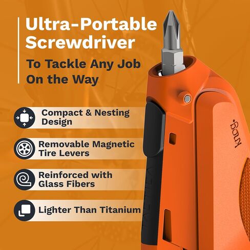 Tactica EDC Bike Multitool | Mini Bike Tool Kit with 2 Integrated Tire Levers, Wrenches (5-14mm), a Phillips Screwdriver, 4, 5 & 6mm Allen Keys & a Bottle Opener | Must-Have Tool For Bike Enthusiasts in Saudi Arabia