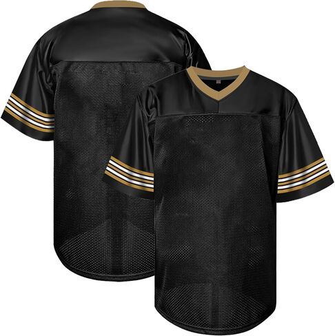 Atonmore Men Blank Plain Football Jersey, Adult Hip Hop Hipster Short Sleeve Mesh Pullover Shirts,Custom Uniforms for Party in Saudi Arabia