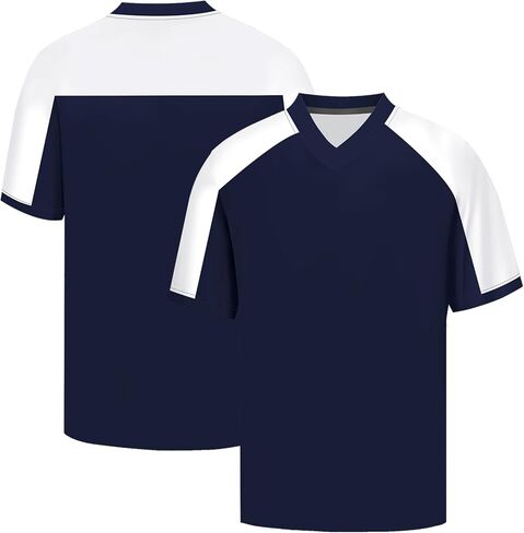 Atonmore Men Blank Plain Football Jersey, Adult Hip Hop Hipster Short Sleeve Mesh Pullover Shirts,Custom Uniforms for Party in Saudi Arabia