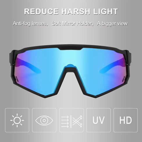 Sport Sunglasses for Women Men,Camping,Golf,Pickleball,Tennis,Fishing,Cycling Sunglasses UV Protection in Saudi Arabia