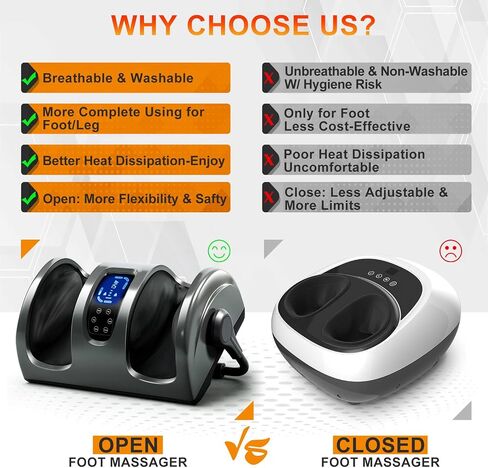 TISSCARE Shiatsu Foot Massager with Heat: Foot Massager Machine for Neuropathy, Plantar Fasciitis and Pain Relief-Massage Foot, Leg, Calf, Ankle with Deep Kneading Heat Therapy, Gift for Woman, Man in Saudi Arabia