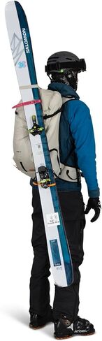 Osprey Firn 28L Ski and Snowboard Backpack, Sandy Grey/Tequila Orange, Medium/Large in Saudi Arabia