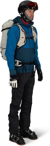 Osprey Firn 28L Ski and Snowboard Backpack, Sandy Grey/Tequila Orange, Medium/Large in Saudi Arabia