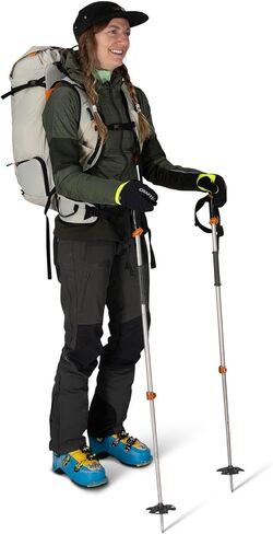 Osprey Firn 28L Ski and Snowboard Backpack, Sandy Grey/Tequila Orange, Medium/Large in Saudi Arabia
