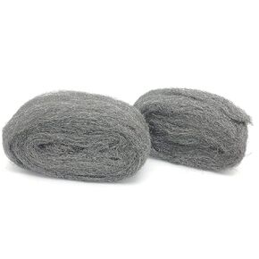 Steel Wool 0000 Roll 20ft, Grade #0000 Fine, Polishing Cleaning & Block Holes Gaps, Multifunctional Fill Fabric DIY Kit, 2 Roll x 10ft