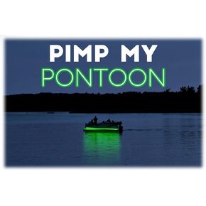 Pimp My Pontoon Multi-Color LED Light kit Color-Changing DIY Under Deck Light Strings with Remote 19ft