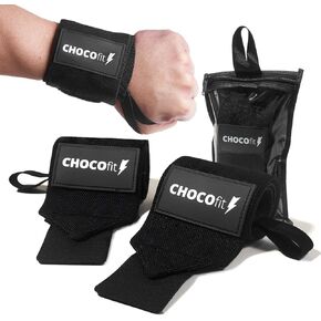 Wrist Wraps for Weightlifting Men with Thumb Loop 2 Pack | 18-inch Lifting Wrist Straps for Weightlifting Women | Gym Wrist Support Weight Lifting, Weight Lifting Wrist Wraps for Working Out