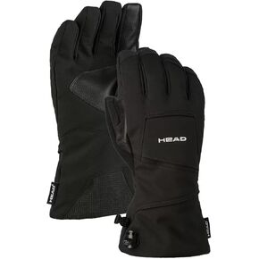 HEAD Mens Womens Unisex Touchscreen Compatible Ski Gloves - Zippered Heat/Storage Pocket, Enhanced Grip, Comfort, Versatility