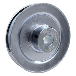 AB500-3/4 Single Groove Web Sheaves,v Belt Pulley 5" OD 3/4 inch bore,Motor Pulley Carbon Steel for A B 5L 4L V-Belts
