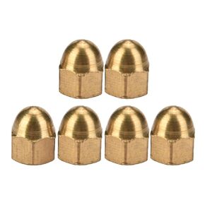 YWBL-WH Nut,M3- Brass Acorn Nut Kit Dome Head Hex Nuts Set Vehicle Fasteners(M3)