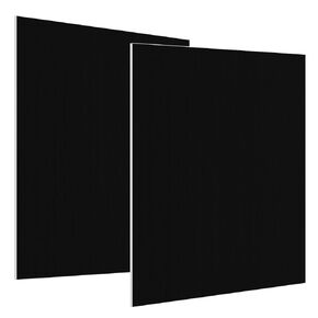 2 Pack Anodized Aluminum Sheet Metal, 12 x 12 x 1/25 Inch (1mm Thick), Thin Flat Plain Aluminum Plate Panel, Metal Anodized Plate for Laser Engraving, Crafting, Home Decoration, Industry