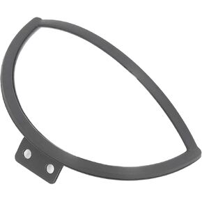 Convex Rearview Arc Shape Convex Rearview Mirror Broad Vision, Sturdy ABS and Glass Half Dome Mirror for Forklift, Forklift Convex Rearview Mirror Wide Angle Easy Installation