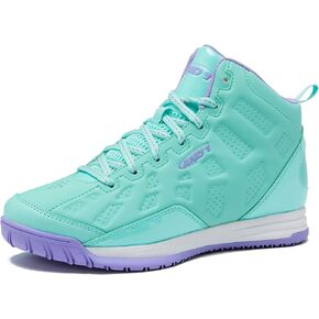 AND1 Showout Girls & Boys Basketball Shoes Kids, Boys High Top Sneakers, Youth Size 1 to 7 Kids Basketball Shoes Boys