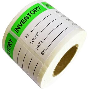 Top label 1.8x2 Inch Inventory Label,Inventory organizer Stickers,Inventory Control Labels,500 Pcs,Green,1.8x2 Inch