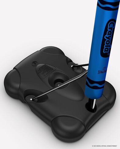 سبالدينج X كرايولا 32 بوصة طوق كرة سلة محمول متداخل مركب صديق للبيئة مع مجموعة علامات محكمة صغيرة in Kuwait