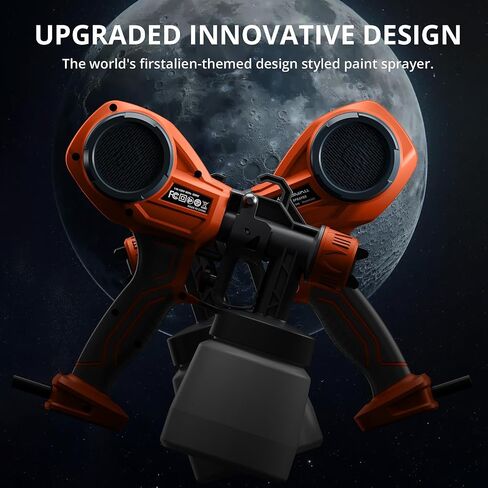 Tilswall Alien 500 Paint Sprayer HVLP Electric Spray Paint Gun Lightweight with 4 Nozzles & 3 Spray Patterns, 100 DIN-s, Ideal Paint Sprayer for Furniture, Fences, Walls, Cabinets, DIY in Saudi Arabia