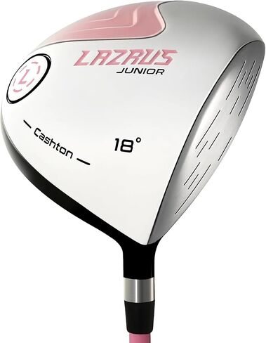 LAZRUS GOLF Premium Kids Golf Clubs Set Or Individuals for Boys or Girls - Junior Golf Clubs - Driver, Fairway Wood, 7 Iron, PW, Putter - Blue or Pink in Saudi Arabia