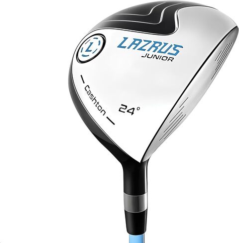 LAZRUS GOLF Premium Kids Golf Clubs Set Or Individuals for Boys or Girls - Junior Golf Clubs - Driver, Fairway Wood, 7 Iron, PW, Putter - Blue or Pink in Saudi Arabia