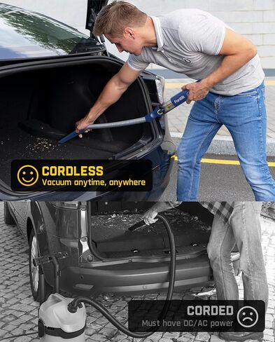 Fanttik Slim V8 Apex Car Vacuum, 19000PA High Power, 4 in 1 Portable Mini Vacuum, 2.5H Type-C Fast Charge, 40 Mins Runtime, RobustClean™ Handheld Vacuum for Car, Home, Keyboard Cleaning, Gray in Kuwait