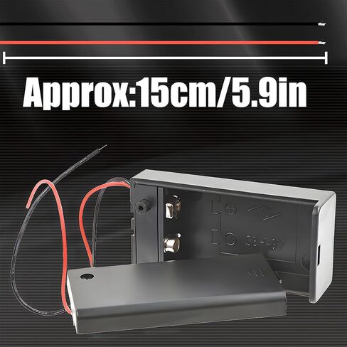 4 AA Battery Holders with Switch and Leads, 6V Battery Compartment with On/Off Switch for Convenient Power Management,Total 6 Pcs in Kuwait