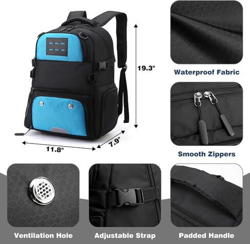 Basketball Backpack, Soccer & Basketball Bag with Shoe Compartment and Mesh Ball Holder,Sports Equipment Backpack in Saudi Arabia