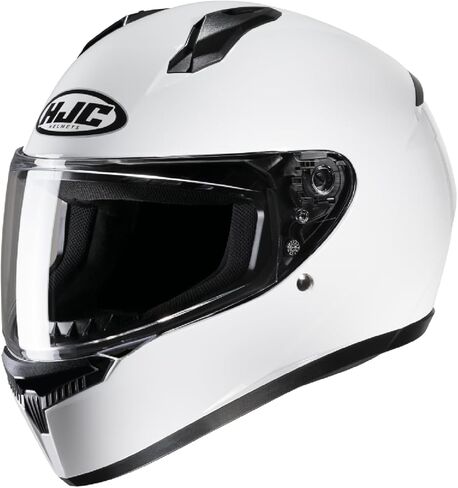 HJC C10 Men's Street Motorcycle Helmet - White / Large in Kuwait