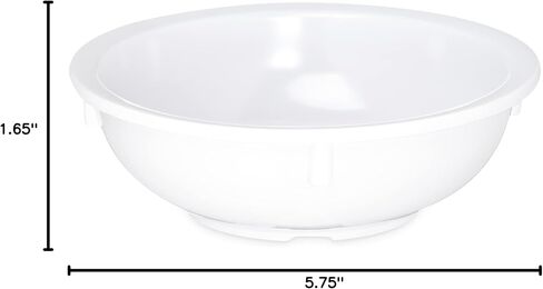 منتجات Carlisle FoodService Products Kingline وعاء بلاستيكي قابل لإعادة الاستخدام، وعاء الحفاض للمنزل والمطعم، ميلامين، 10 أونصة، أسمر ضارب للصفرة، (عبوة من 48 قطعة) in Kuwait
