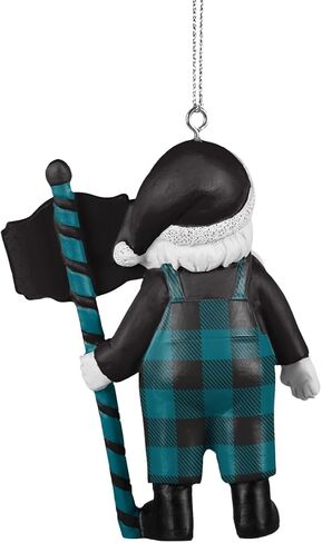 FOCO Indianapolis Colts Santa Wearing Overalls Holiday Ornament in Saudi Arabia