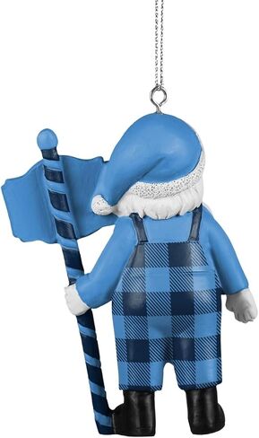 FOCO Indianapolis Colts Santa Wearing Overalls Holiday Ornament in Saudi Arabia
