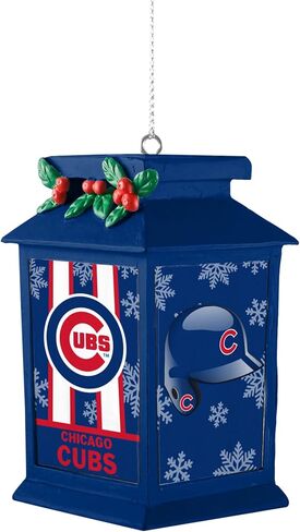 FOCO - MLB Baseball Team Holiday Light Up Lantern Xmas Christmas Tree Hanging Ornament (Los Angeles Dodgers) in Saudi Arabia