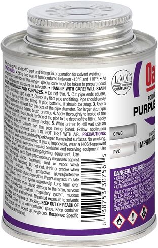 Oatey 30758 Low Voc 32 Oz Purple Primer in Saudi Arabia