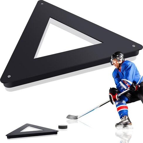 Deekin Hockey Passer Training Aid Hockey Passer Rebounder Heavy Duty Passing Trainer with Rubber Rebounder for Improves Puck Control Passing Shooting One-timers Works on and Off Ice in Saudi Arabia