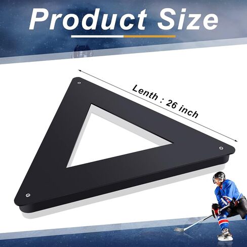 Deekin Hockey Passer Training Aid Hockey Passer Rebounder Heavy Duty Passing Trainer with Rubber Rebounder for Improves Puck Control Passing Shooting One-timers Works on and Off Ice in Saudi Arabia