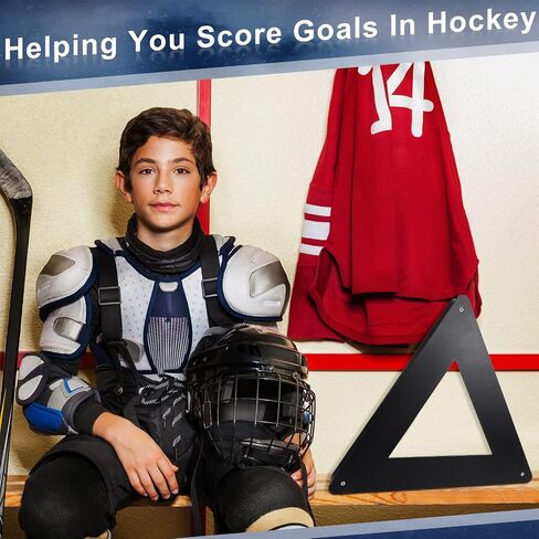 Deekin Hockey Passer Training Aid Hockey Passer Rebounder Heavy Duty Passing Trainer with Rubber Rebounder for Improves Puck Control Passing Shooting One-timers Works on and Off Ice in Saudi Arabia