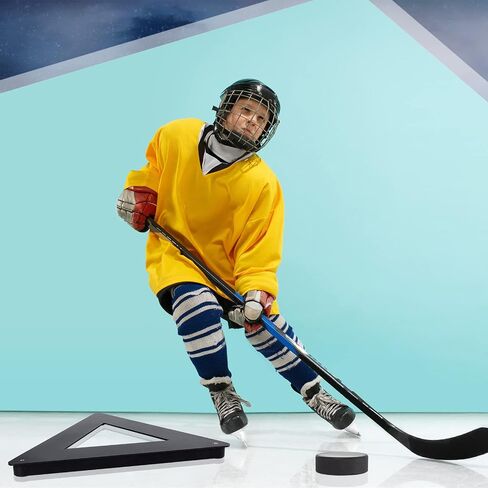 Deekin Hockey Passer Training Aid Hockey Passer Rebounder Heavy Duty Passing Trainer with Rubber Rebounder for Improves Puck Control Passing Shooting One-timers Works on and Off Ice in Saudi Arabia