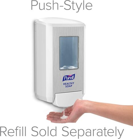 موزع صابون يدوي PURELL CS4، أبيض، لعبوات صابون صحي PURELL CS4 HEALTHY سعة 1250 مل (عبوة من قطعة واحدة) - 5130-01 - تم تصنيعه بواسطة GOJO, Inc. in Kuwait