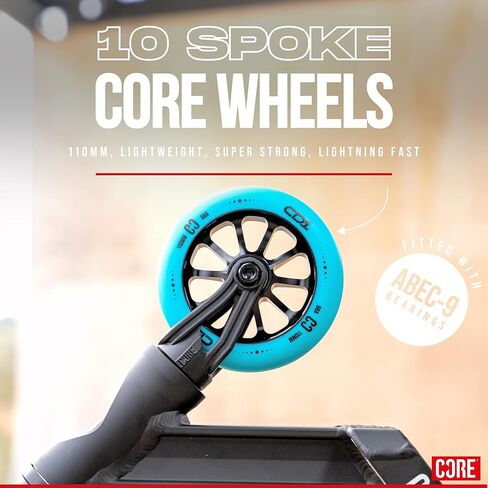 كور CD1 برو سكوتر - سكوتر للأطفال، سكوتر خدعة للأطفال الذين تتراوح أعمارهم بين 6-12 عامًا، سكوتر حيلة للمراهقين والأطفال، سكوتر حر لمنتزه التزلج مثالي للمبتدئين من الأولاد والبنات in Kuwait