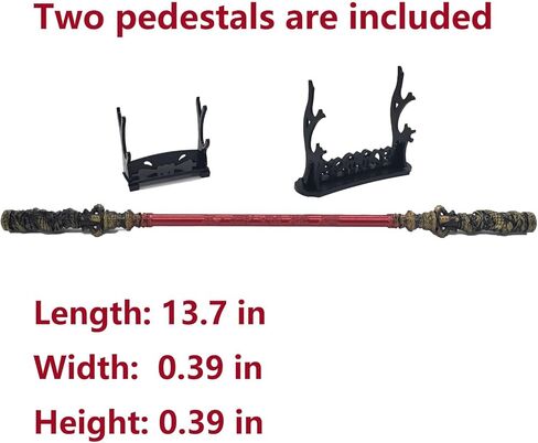 الأسطورة السوداء: سلاح وو كونغ روي الذهبي هوب فنون الدفاع عن النفس بوروتو قصب لعبة جمع الكمبيوتر مكتب غرفة تزيين مُثبت هدية Jingubang in Kuwait