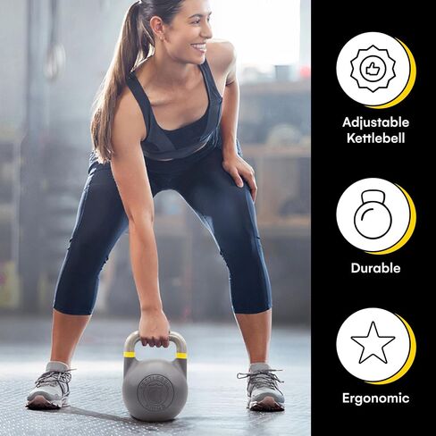 Kettlebell Kings Competition Kettlebells Weight (Fitness Edition) 20-75 LB | Hand weights Workout Gym Equipment & Strength training sets for Women & Men | Weights set for Home Gym in Saudi Arabia