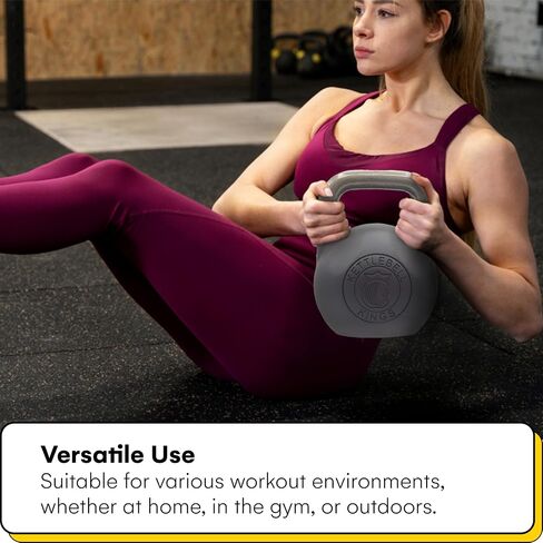 Kettlebell Kings Competition Kettlebells Weight (Fitness Edition) 20-75 LB | Hand weights Workout Gym Equipment & Strength training sets for Women & Men | Weights set for Home Gym in Saudi Arabia