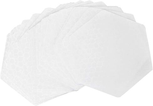 VBESTLIFE 20Pcs Traction Pads for Surf Deck, Paddle Board Non-Slip Silicone Mat with Honey Comb Hole - Adhesive Traction Pads for Surfboard Short Board Long Board in Saudi Arabia