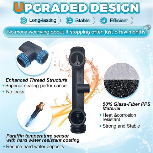 595926 صمام استشعار صمام تجاوز صمام مناسب للواتس الممتاز 500800&500805 وجروندفوس أب كومفورت سلسلة نظام مضخة إعادة تدوير الماء الساخن الفوري ضمان لمدة خمس سنوات in Kuwait