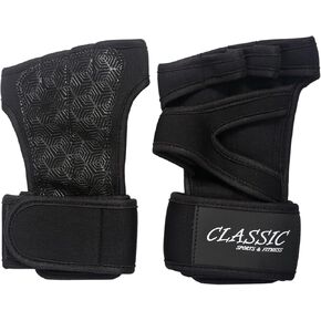 Classic Sports & Fitness Weight Lifting Gloves with Wrist Support, Work Out Gloves, Gym Gloves - Great for Cross Training, Pull Ups, Calisthenics and Gym, Workout Gloves for Unisex