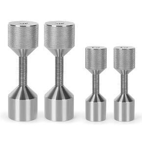 4 Pcs Flange Two Hole Pin, Stainless Steel 1-1/8'' Two Hole Alignment Pins & 1-5/8" Two Hole Alignment Pins