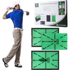 Pathfinder Hitting Golf Mat, Golf Swing Feedback Pad with Real-Time Visualization, Instant Swing Mastery Training Mat, Durable Golf Training Mat with Instant Swing Feedback, Extra Replaceable Mat