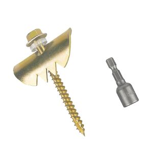 50PCS Fence Nails, 2 Inch Fence Fastener Nails U-Shaped Galvanized Stainless Steel Fence Staple Reuse Fence Staple for Wire Mesh and Woven Fencing Replaces The Common Fencing Staple