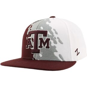 ZHATS NCAA Officially Licensed Hat Flat Snapback Z11 Retro Paintbrush