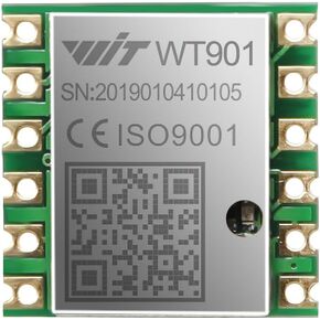 【9-Axis Accelerometer+Tilt Sensor】 WT901(Welded) High-Accuracy Acceleration+Gyroscope+Angle +Magnetometer with Kalman Filtering, Triaxial MPU9250 AHRS IMU (IIC/TTL, 200Hz), for PC/Android/Arduino